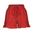 thumbnail image 4 of Buigttklop Summer Short for Women Clearacne Workout Shorts with Loose Fit Drawstring, 4 of 6