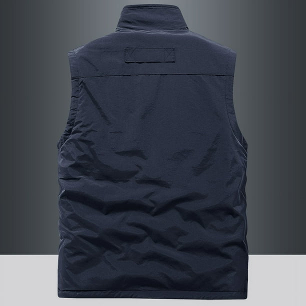Chaleco de doble cara de otoño e invierno, chaleco polar deportivo para exteriores para hombre, chaleco polar, chaleco con forro polar, chaqueta sin mangas