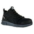 thumbnail image 2 of Reebok Work Men's Fusion Formidable Composite Toe ESD Mid-Cut Athletic Work Shoe Black/Grey - RB4302, 2 of 5