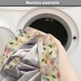 thumbnail image 2 of Floral Dog Crate Cover, Classic Blossom Romantic Rose Bouquets Lilly Magnolia Vintage Repetition, Easy to Use Pet Kennel Cover Small Dogs Puppies Kittens, 7 Sizes, Eggshell Multicolor, by Ambesonne, 2 of 6