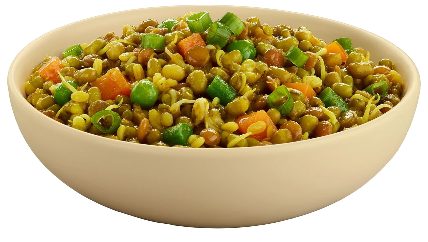 Aahana's Classic Masala - Sprouted Power Bowl- Gluten-Free, High Protein| High Fiber | Oil Free, Sugar Free, Vegan Meals, Plant-Based, Meals Ready-to-Eat Vegetarian Food | No Refrigeration (6 Pack)
