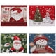 thumbnail image 5 of RV 4 piezas nuevas prendas de punto Santa Claus muñeco de nieve decoración mantel personaje de dibujos animados almohadilla de aislamiento térmico 43*33*0,2 cm Sincero Electrónica, 5 of 5