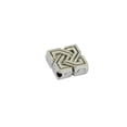 thumbnail image 4 of 100 Piezas de Plata Tibetana 7mm Símbolo de Nudo Celta Espaciadoras Cuadradas Joyería de Bricolaje Macarena Celtic Lucky Charm Colgante, 4 of 7