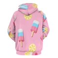 thumbnail image 3 of Sweet Lemon Ice Cream Slices Men's Women New Sweatshirt Hoodie Men's Plus Size Sweatshirt Hooded Sweatshirt 3d Printed Street Men's Cloth, 3 of 6
