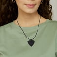 thumbnail image 4 of 1Pcs Black Silicone Triangle Guitar Pick Storage Holder Necklace for Daily Use and Performance, 4 of 8