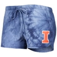 thumbnail image 4 of Women's Concepts Sport Navy Illinois Fighting Illini Billboard Tie-Dye Tank and Shorts Sleep Set, 4 of 5