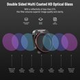 thumbnail image 7 of Neewer Variable ND Filter Set Compatible with DJI Mini 4 Pro, 4 Pack ND2-ND32 (1-5 Stops)/ND64-ND512 (6-9 Stops) Limited VND/CPL/UV Filter, Multi Coated HD Optical Glass/Aluminum Frame, 7 of 7