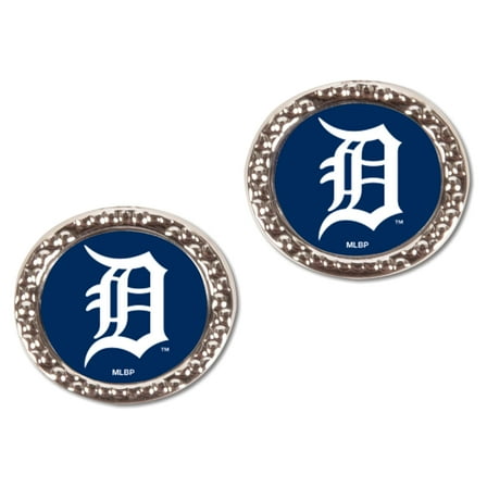 Women's WinCraft Detroit Tigers Round Post Earrings