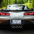 thumbnail image 5 of Aluminum License Plate Frame 2 Pack Car Exterior Accessory Car Tag Holder for Front Rear Plates Cars Decor Fantasy Luminous Flowers, 5 of 7
