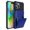 Blue, variant on Allytechgroup Case for iPhone 16 Pro Max, [1x Screen Protector] Flip Credit Card Holder Non-Slip Shockproof Cover, Compatible with iPhone 16 Pro Max, Yellow
