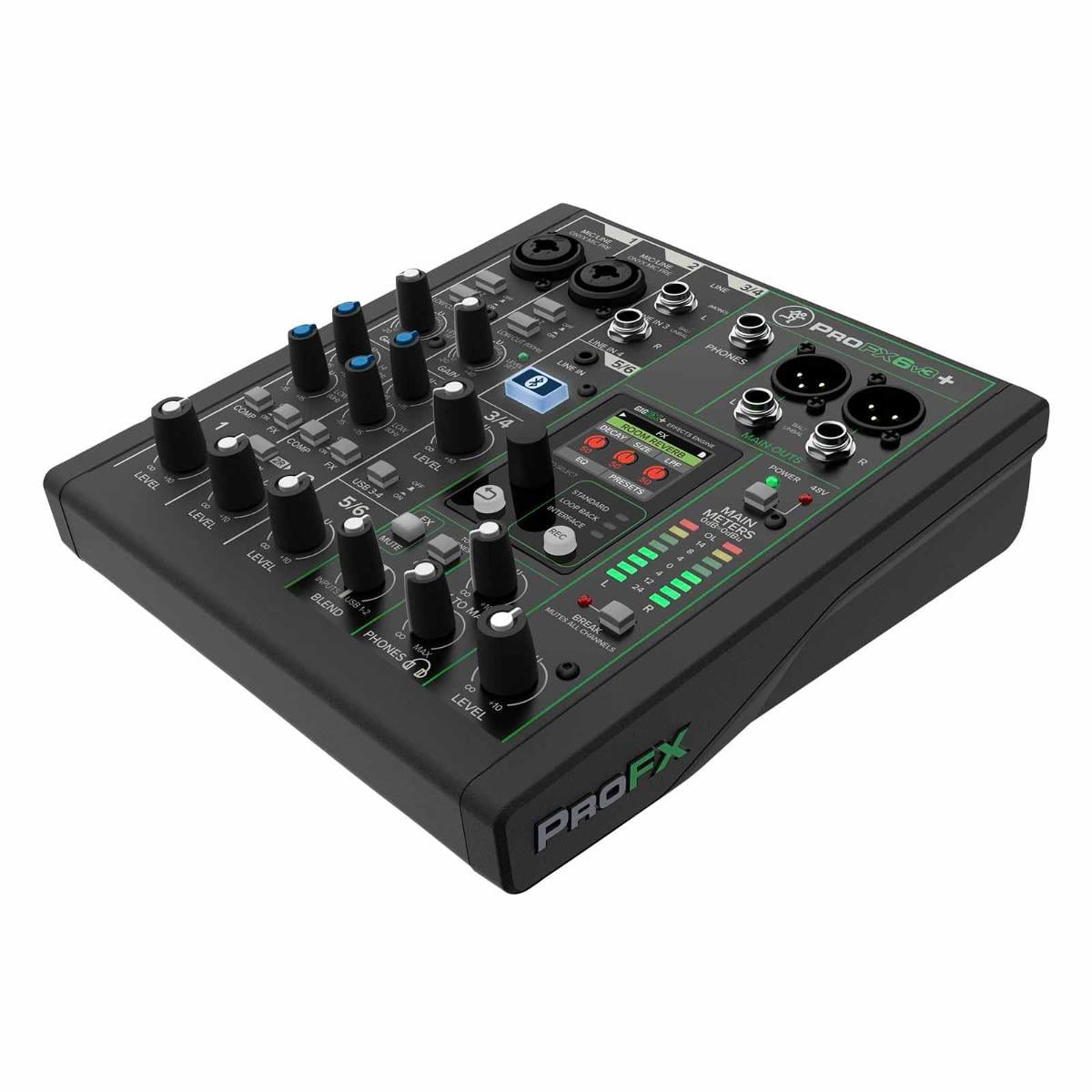 Mackie ProFX6v3+ 6-Channel Analog Mixer with Cables Package