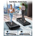thumbnail image 5 of Under Desk Walking Pad Treadmill for  & Office, 6% Manual Incline, 0.6-3.8 MPH Walking Speed, 300 lb Capacity, App & Remote Control, 5 of 6