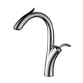 thumbnail image 2 of Kitchen Faucet Pull Out Cold And Hot Kitchen Tap, Black Single Hole Single Handle Swivel 360 Degree Water Mixer Tap ,Versatile Features, 2 of 7