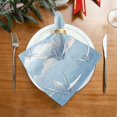 thumbnail image 2 of 1 Pack 20'' x20" Satin Table Napkins Dinner Napkins for wedding Party Decoration events Light Blue Paper Cranes, 2 of 6