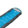 thumbnail image 2 of Saco de dormir para una persona doble / individual para mochilero, camping, senderismo, impermeable, adulto, niño, saco de dormir, almohadilla para do Cremallera izquierda azul 1 kg, 2 of 8