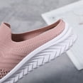 thumbnail image 5 of Leey-World Women Platform Sneakers Women’s Slip-On Colorblocked Athletic Sneakers Womens Tennis Shoes(Pink,6.5-7), 5 of 9