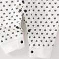 thumbnail image 7 of CAUYDY 0-3M 6-9M 12-18M Preemie Girl Coming Home Outfits Baby Clothing Newborn Long Sleeve Sleepers Infant Girls Romper Fall Winter Toddler Pajamas Sizes 5-8 Months,Black, 7 of 7