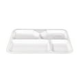thumbnail image 1 of Binwennn Heat Imitation Porcelain Compartment Fast Food Trays Specifically Designed For School And Unit Canteens Commercial Grade Tableware round Kitchen Tables Set Plate Mat Set Christmas Dinning, 1 of 4