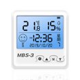thumbnail image 2 of LCD DIGITAL INTERIOR INTERIOR CAMBIAR TEMPERATURA METER METER HOME OFICINA HOTELICIO TERMÉTRO TERMÓMETER HYGRÓMÉTICO Suministros para el hogar con retroiluminado Monstrate HA010478-02B, 2 of 6