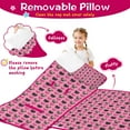 thumbnail image 3 of Pink Pug Puppies Toddler Nap Mats for Kids Preschool,Sleeping Mat Bag or Kids,Toddler Sleeping Bag,Toddler Nap Mat or Daycare, 3 of 6