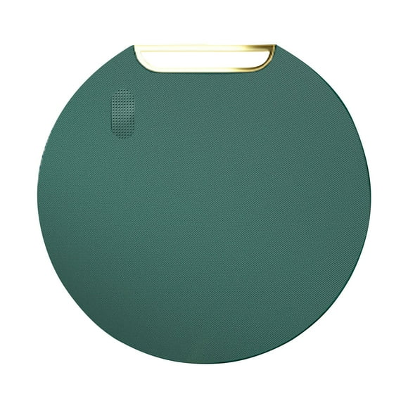 Tabla de cortar de plástico para cocina, tabla de cortar grande de PE para carne y verduras, circular, apta para lavavajillas, superficie de preparación de alimentos de doble cara para cocinar en