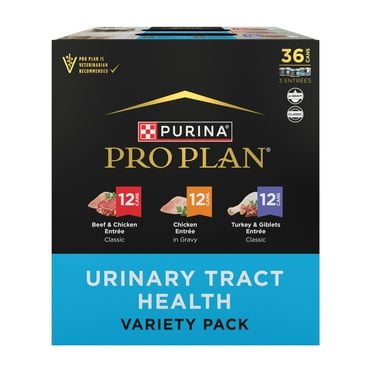 Purina Pro Plan, Urinary Tract Variety Pack, Wet Cat Food, 3 oz Cans, 36 Pack