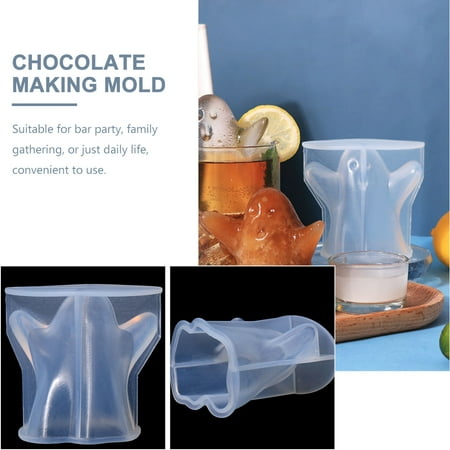 

Ice Mold Mold Silicone Molds Ghostsoap Making Mold Cubefondant Candy Pudding Molds Cake Chocolate Whiskey Baking Diy