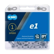 KMC Unisex's E1 Ept Chain 110 Link Dark Silver