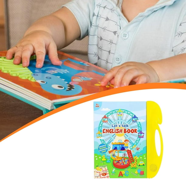 Libro de sonidos con en inglés, libros educativos con sonidos para preescolar, juego divertido, juguetes de aprendizaje para niños mayores de