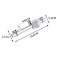 thumbnail image 3 of Aleación de aluminio RC Ajuste de automóvil Carcasa DIY Modificación de camiones Modelo 1/10 Escala Piezas de automóviles Repuesto Plata frontal Baoblaze Carcasa de eje de coche RC, 3 of 7