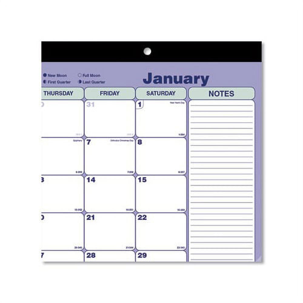 Monthly Desk Pad Calendar 17.75 x 10.88, 2022