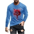 thumbnail image 2 of WXLWZYWL Halloween Tops for Men Men's Halloween Horror Blood Vessel Heart Graphic T-Shirt Bat Shirt Bloody Shirt Spooky Scary Halloween Costume, 2 of 5