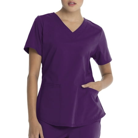 

Scrubstar Women s Core Essentials Stretch V-Neck Scrub Top WM01T893
