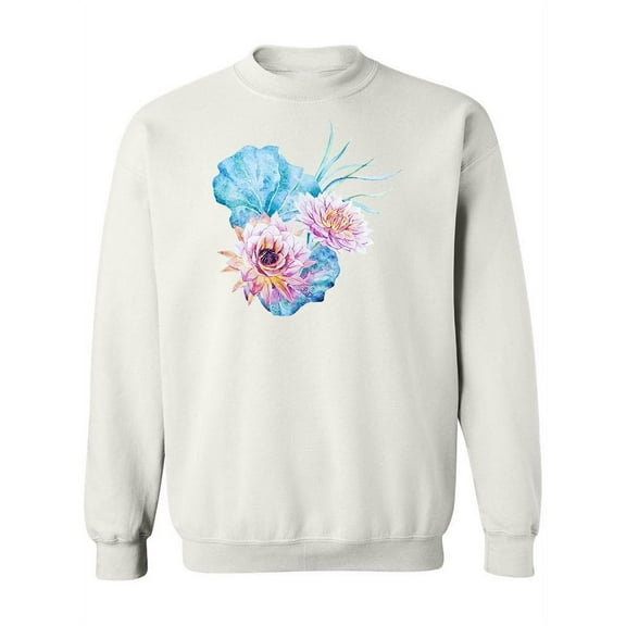 Cute Flowers Design. Sweatshirt Women -Image by Shutterstock, Female Small