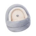 thumbnail image 3 of Nido para gatos, casa para gatos, muebles para dormir, tienda para mascotas, cueva, nido semicerrado para perros y gatos, caniche, perro, Pomerania, , grande, 3 of 8