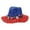Blue, variant on Summer Fashion Seaside Holiday Leisure Trend Panama Style Sun Hat Orange One Size