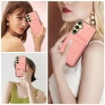 thumbnail image 6 of for Samsung Galaxy A54 5G Wallet Case with Shoulder Lanyard Strap, Crossbody Phone Case with Card Holder Slots for Women Girls, Luxury PU Leather Flip Stand Purse Cover Shockproof Case, Pink, 6 of 9
