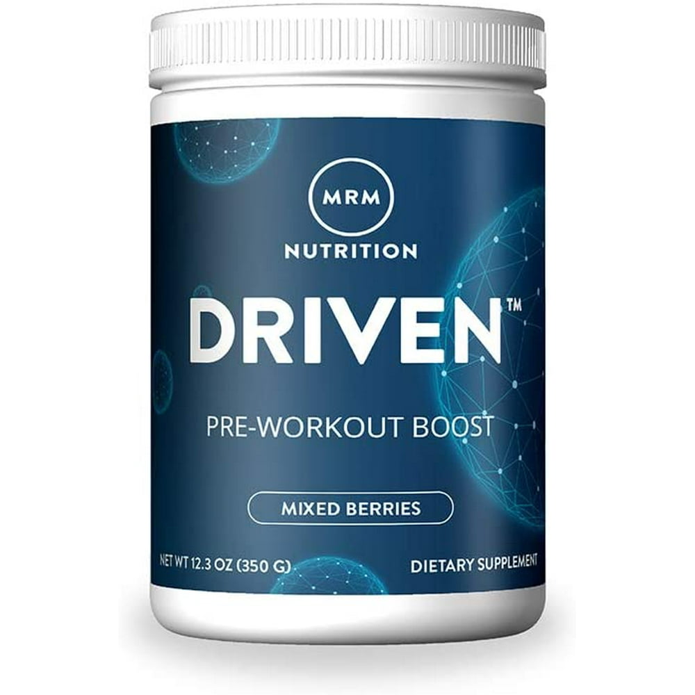 MRM Driven, Pre Workout Powder, Mixed Berries, 29 Servings