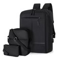 thumbnail image 3 of Three-piece Backpack Large-capacity USB Charging Business Casual Men's Oxford Cloth Computer Backpack, 3 of 5
