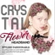 thumbnail image 1 of Diademas para mujer, diadema cuadrada con flores de cristal, accesorio para el cabello con cristales brillantes, pinza para el cabello., 1 of 4