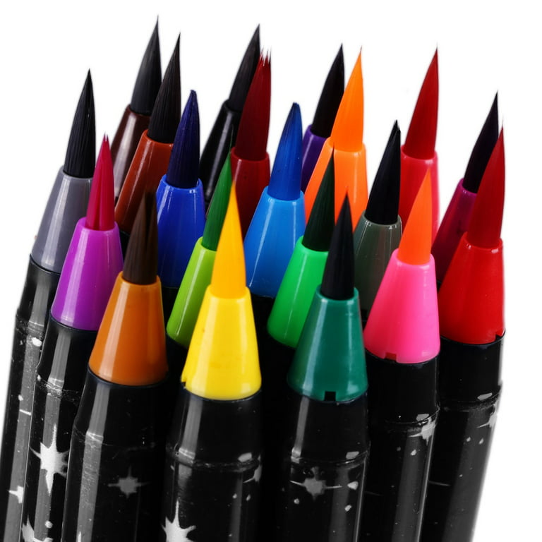 20Pcs Calligraphy Pen Soft Brush Marker Watercolor Marker Pen Set