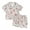 Ivory, variant on Bagilaanoe 2Pcs Little Girl Easter Pajamas Set Toddler Print Short Sleeve Shirt and Shorts 1T 2T 3T 4T 5T 6T 7T Kids Summer Sleepwear Loungewear