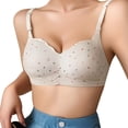 thumbnail image 1 of Brasier sin Varillas Mujer Sujetador Triple Fruncido, Fino, Cómodo, Transpirable y A Juego para Mujer Extra Grande, 1 of 8