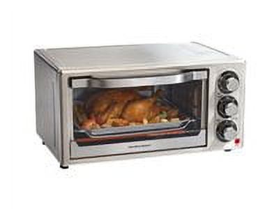 Hamilton Beach 6 Slice Toaster Oven, Stainless Steel, 31511 - image 4 of 5