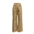 thumbnail image 5 of Rhuody Women'S Summer Pants Elastic Waist Solid Color Wide Leg Relax Fit Loose Fit Trousers Fashion Clothing 3Xl Khaki, 5 of 6