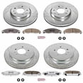 thumbnail image 3 of PowerStop Front and Rear Z26 Street Warrior Carbon-Fiber Ceramic Brake Pad and Drilled and Slotted Rotor Kit Fits: CADILLAC Select Models K1424-26, 3 of 9