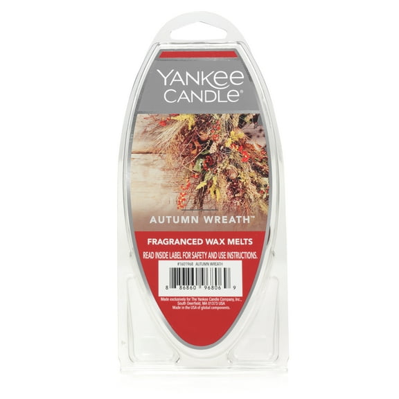Yankee Candle Fragranced Autumn Wreath Wax Melts (Single Pack)