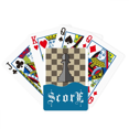 thumbnail image 1 of Checkerboard Mot Blanc Échecs Score Poker Jeu d'Index de Cartes à Jouer, 1 of 5