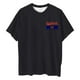 thumbnail image 3 of Camiseta de Cuello Redondo Impresa Delantera Y Trasera de Béisbol de las Mujeres de Verano, Camisetas Cortas Casuales Ligeras para las Mujeres, 3 of 5