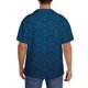 thumbnail image 3 of Fotbe Dark Blue Camisa Estampada de Manga Corta para Hombre, Casual de Verano, Estilo Playero, Sin Arrugas-XX-Large, 3 of 5